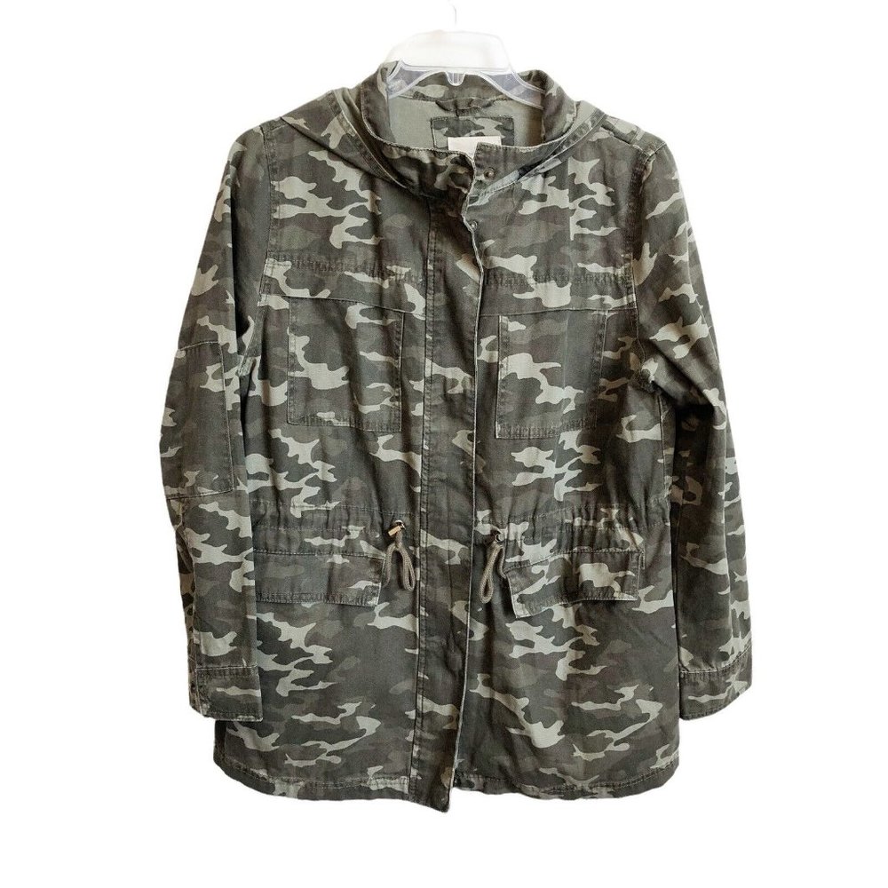 Universal Thread Green Camo Utility Jacket Size XL